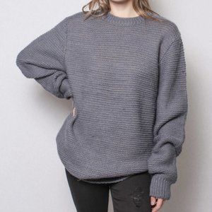 NWT! Chunky Granite Crewneck Sweater